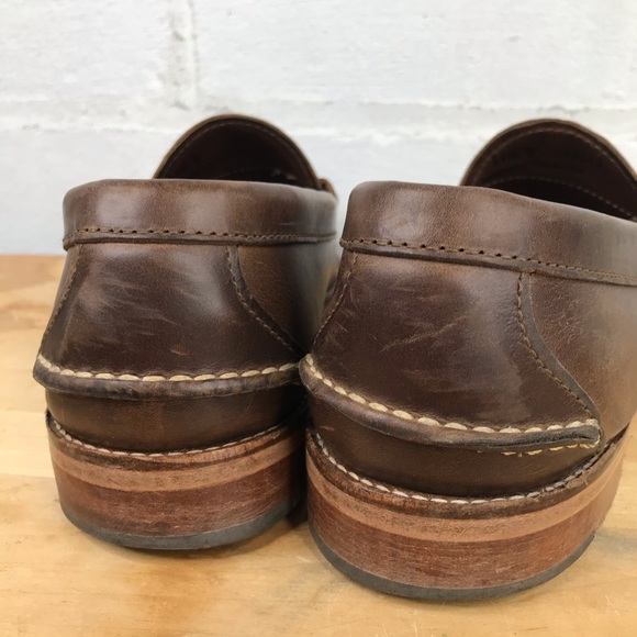 Oak Street Bootmakers Mens 11.5 D (READ) Beefroll Penny Loafer - Picture 14 of 14